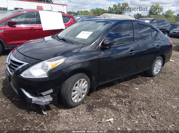 3N1CN7AP8GL916332 2016 NISSAN VERSA Черный Передняя левая четверть