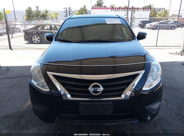 3N1CN7AP8JL803200 2018 NISSAN VERSA Black Սարքավորումների վահանակի տեսք