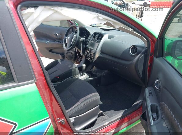 3N1CN7AP8KL838658 2019 NISSAN VERSA Red Սալոնի դիմացի տեսք