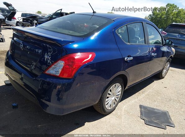 3N1CN7AP8KL850809 2019 NISSAN VERSA Blue Задня права чверть