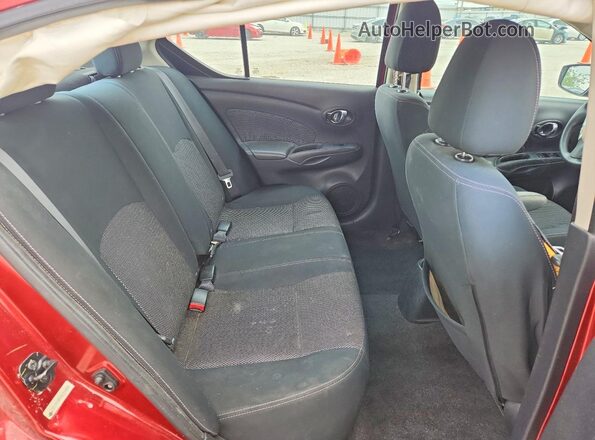 3N1CN7AP8KL858490 2019 NISSAN VERSA Красный Вид задних сидений