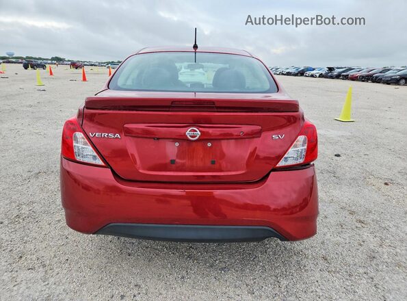 3N1CN7AP8KL858490 2019 NISSAN VERSA Красный Вид сзади