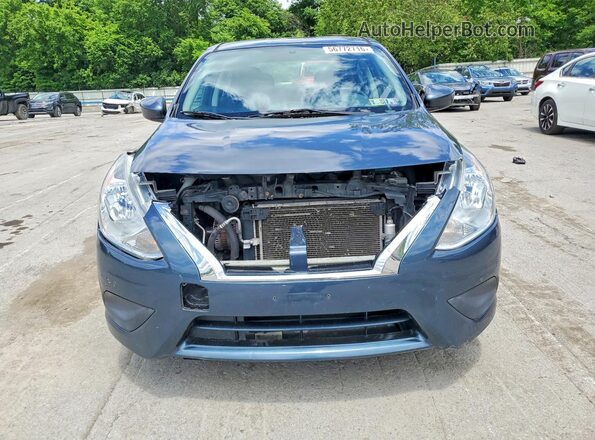 3N1CN7APXGL808729 2016 NISSAN VERSA Blue Widok z przodu