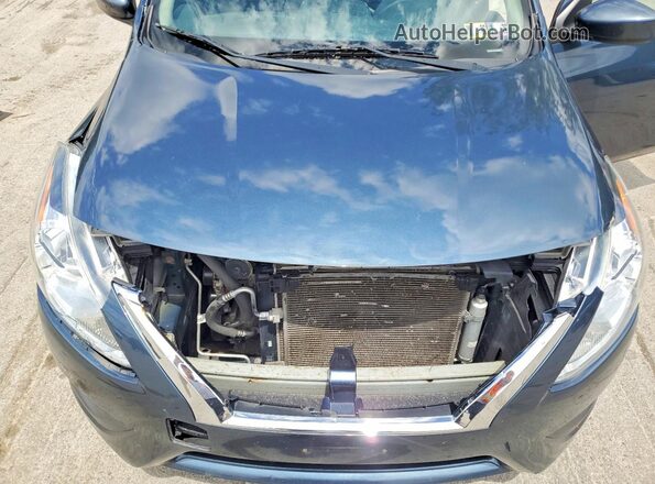 3N1CN7APXGL808729 2016 NISSAN VERSA Blue Widok wnętrza z tyłu