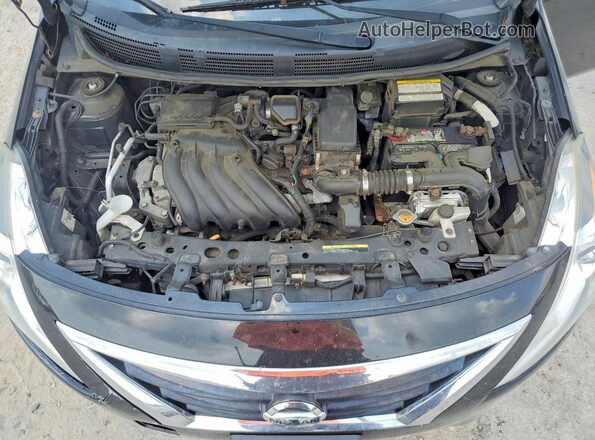 3N1CN7APXGL849667 2016 NISSAN VERSA Black Սալոնի հետևի տեսք
