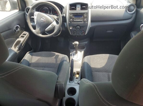 3N1CN7APXGL849667 2016 NISSAN VERSA Black Առջևի վահանակի տեսք