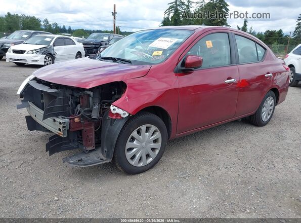 3N1CN7APXGL852536 2016 NISSAN VERSA Red Vista tres cuartos delantera izquierda