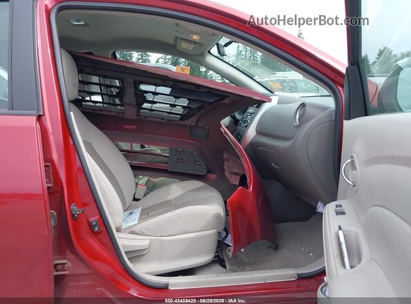 3N1CN7APXGL852536 2016 NISSAN VERSA Red Vista interior delantera