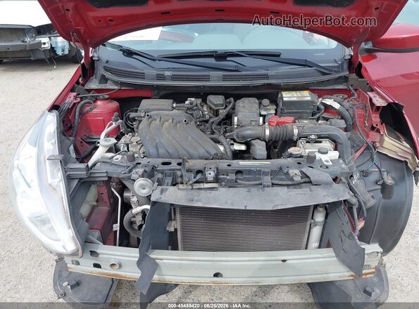 3N1CN7APXGL852536 2016 NISSAN VERSA Red Vista trasera