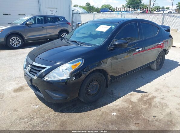 3N1CN7APXGL865920 2016 NISSAN VERSA Черный Передняя левая четверть