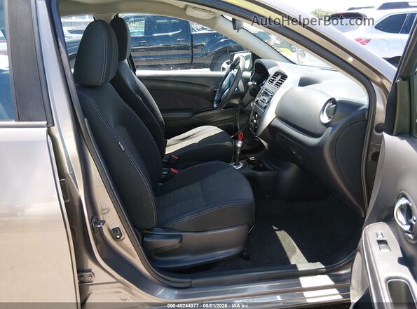 3N1CN7APXGL870485 2016 NISSAN VERSA Gray წინა სალონის ხედი