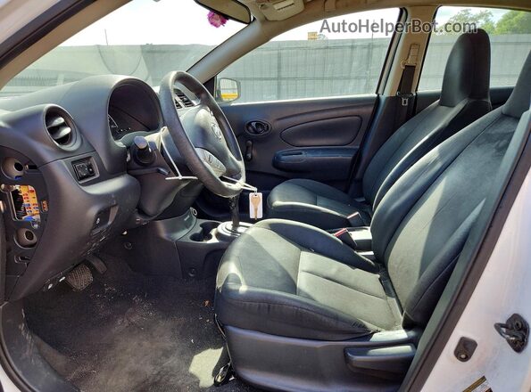 3N1CN7APXHL848357 2017 NISSAN VERSA White Vista interior delantera