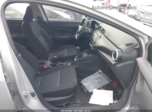 3N1CN8BV4ML893484 2021 NISSAN VERSA Silver Սալոնի դիմացի տեսք