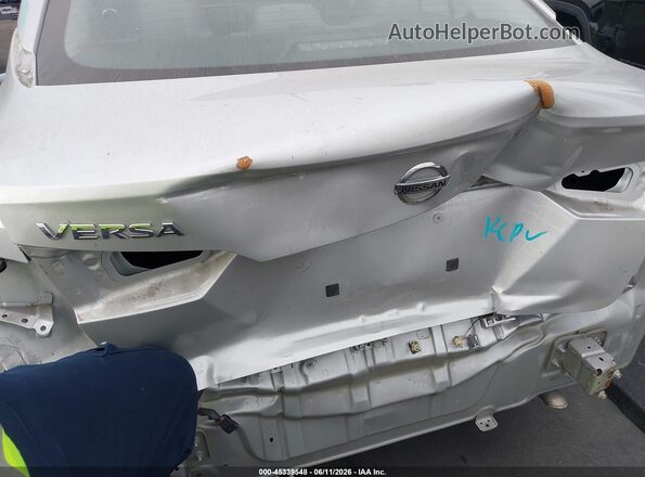 3N1CN8BV4ML893484 2021 NISSAN VERSA Silver 