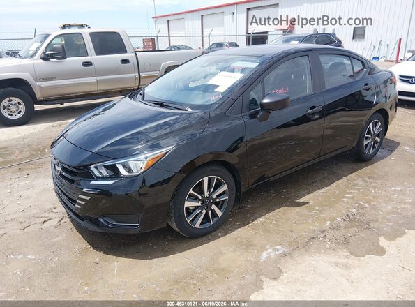 3N1CN8DV1RL906132 2024 NISSAN VERSA Черный Передняя левая четверть