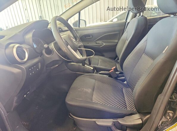 3N1CN8DV2LL846742 2020 NISSAN VERSA Black წინა სალონის ხედი
