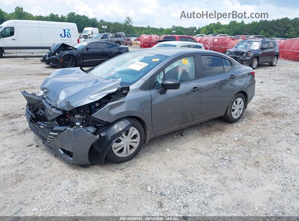 3N1CN8DV2RL836124 2024 NISSAN VERSA Gray Передня ліва чверть