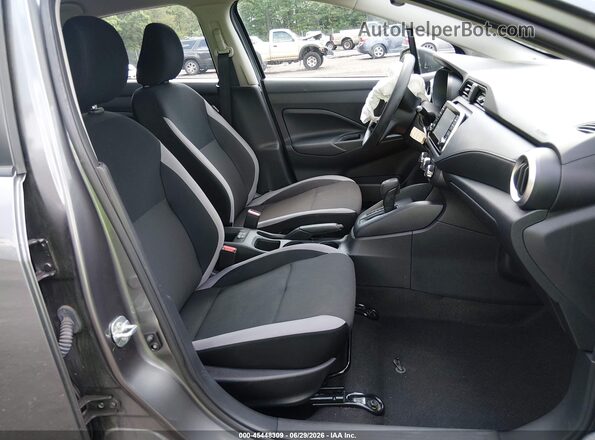 3N1CN8DV2SL833732 2025 NISSAN VERSA Gray წინა სალონის ხედი