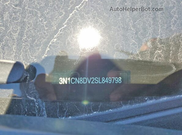 3N1CN8DV2SL849798 2025 NISSAN VERSA Gray Widok naklejki z numerem VIN