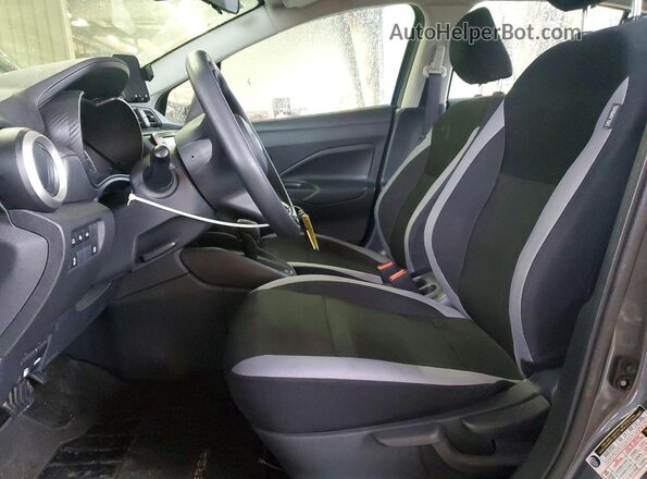 3N1CN8DV2SL857576 2025 NISSAN VERSA Gray Widok wnętrza z przodu