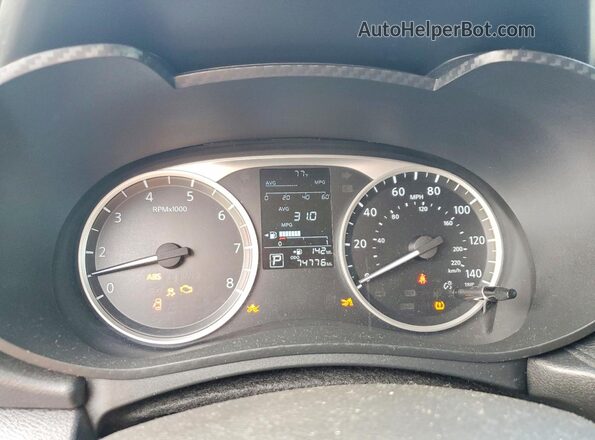 3N1CN8DV3LL892046 2020 NISSAN VERSA Black Widok zestawu wskaźników