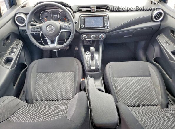 3N1CN8DV4LL832079 2020 NISSAN VERSA Blue Вид панелі приладів