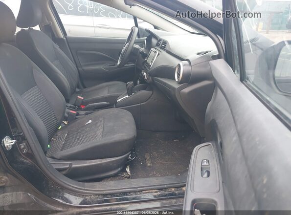 3N1CN8DV4LL870895 2020 NISSAN VERSA Black წინა სალონის ხედი