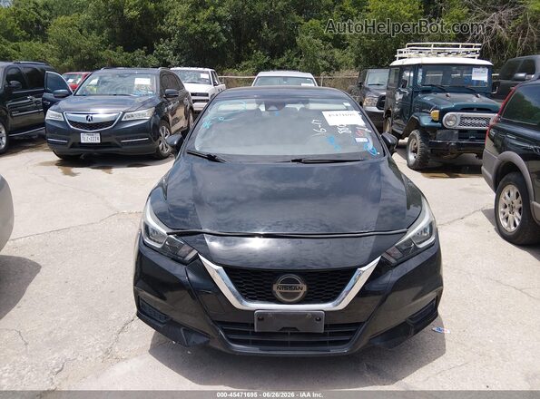 3N1CN8DV4LL880116 2020 NISSAN VERSA Black Դիմացի տեսք