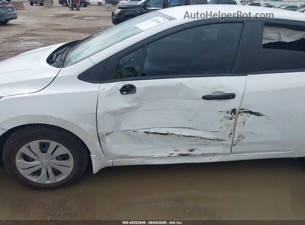 3N1CN8DV4SL820156 2025 NISSAN VERSA White წინა ხედი