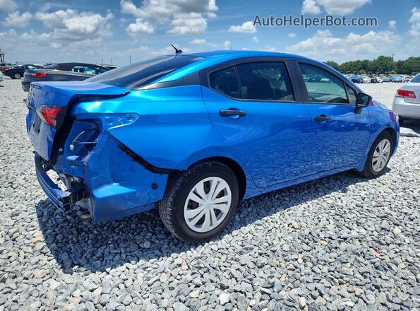 3N1CN8DV5ML871698 2021 NISSAN VERSA Blue Trasero derecho