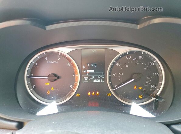 3N1CN8DV5SL892872 2025 NISSAN VERSA Белый Вид щитка приборов