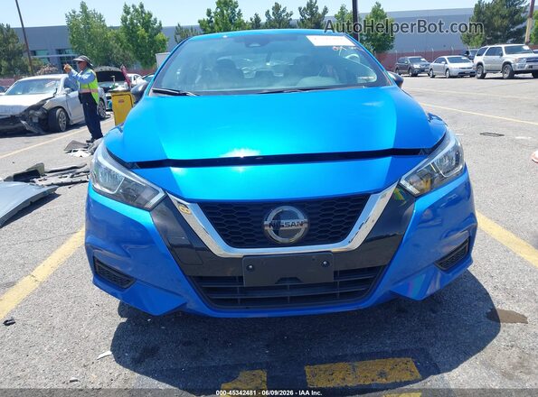 3N1CN8DV6ML860659 2021 NISSAN VERSA Blue 