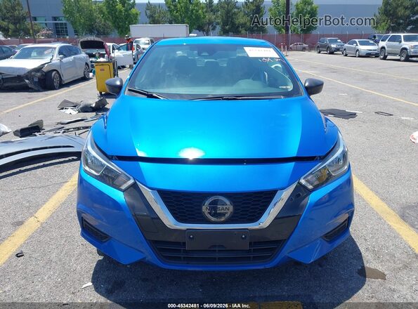 3N1CN8DV6ML860659 2021 NISSAN VERSA Blue 