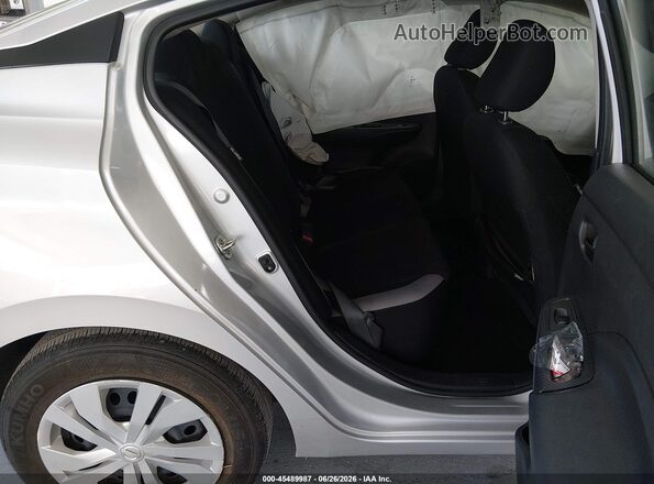 3N1CN8DV7SL831216 2025 NISSAN VERSA Silver VIN კოდის სტიკერის ხედი