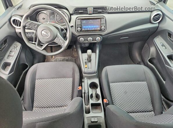 3N1CN8DV9PL824324 2023 NISSAN VERSA Silver Առջևի վահանակի տեսք