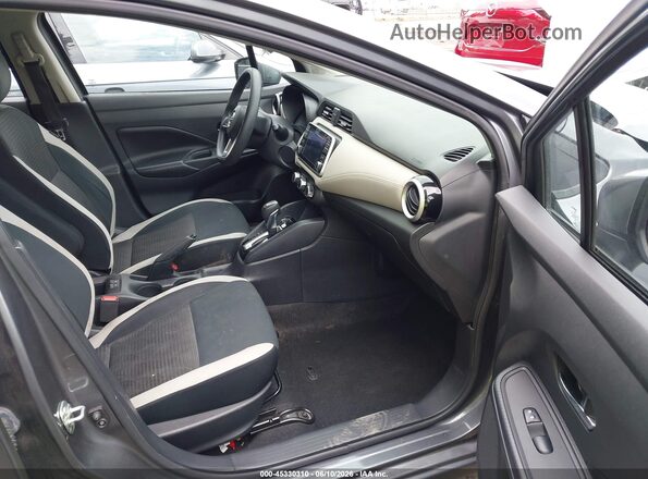 3N1CN8EV0LL853039 2020 NISSAN VERSA Gray Widok wnętrza z przodu