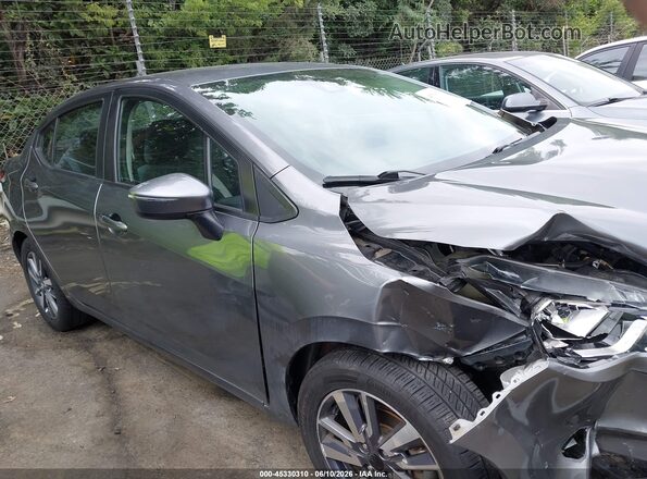 3N1CN8EV0LL853039 2020 NISSAN VERSA Gray Widok wnętrza z tyłu