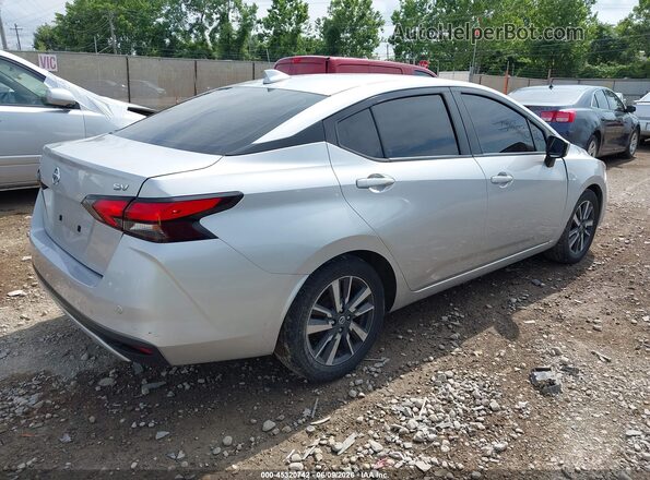 3N1CN8EV0ML826358 2021 NISSAN VERSA Silver Задня права чверть