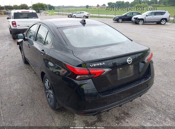 3N1CN8EV0ML891128 2021 NISSAN VERSA Черный Задняя левая четверть
