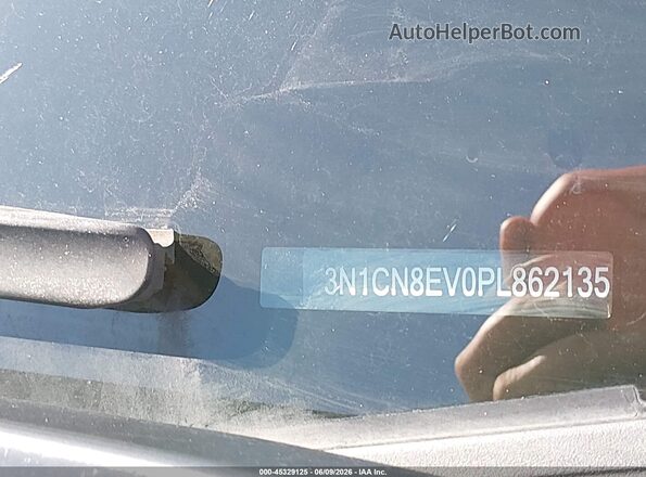 3N1CN8EV0PL862135 2023 NISSAN VERSA Серый Вид подкапотного пространства