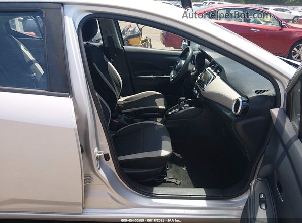 3N1CN8EV1LL820163 2020 NISSAN VERSA Silver წინა სალონის ხედი
