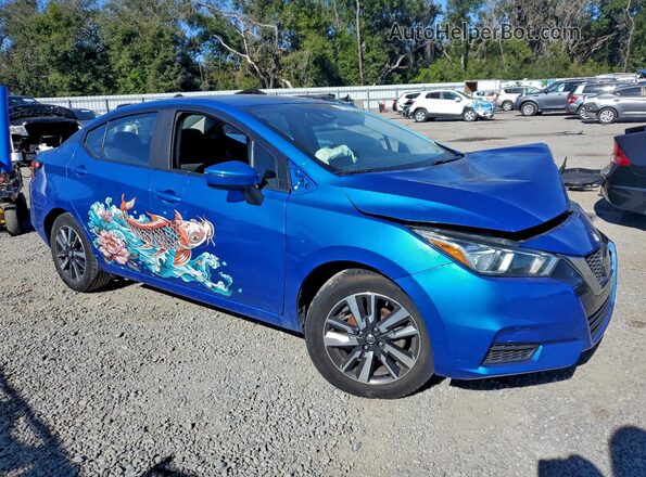 3N1CN8EV1ML822027 2021 NISSAN VERSA Blue 