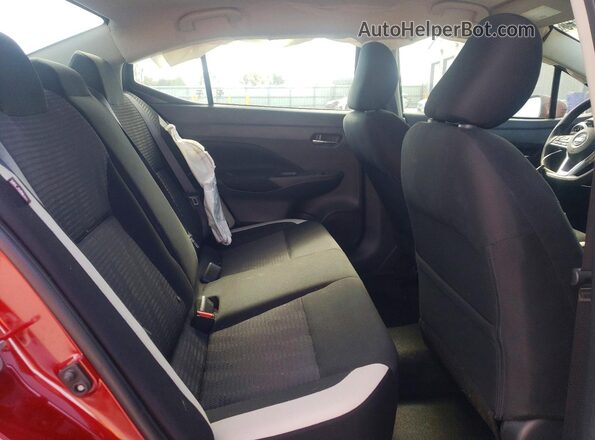 3N1CN8EV1ML859367 2021 NISSAN VERSA Красный Вид задних сидений