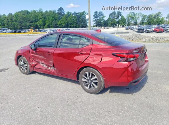 3N1CN8EV1ML859367 2021 NISSAN VERSA Красный Задняя левая четверть