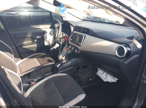 3N1CN8EV2LL814954 2020 NISSAN VERSA Gray Вид салону спереду