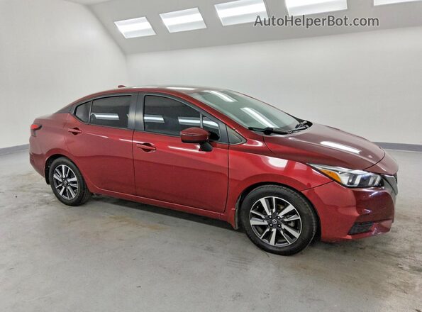 3N1CN8EV2LL869758 2020 NISSAN VERSA Red Передня права чверть