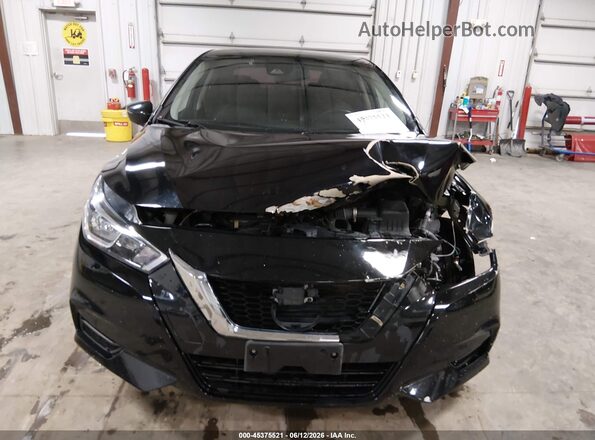 3N1CN8EV2ML820593 2021 NISSAN VERSA Black Դիմացի տեսք
