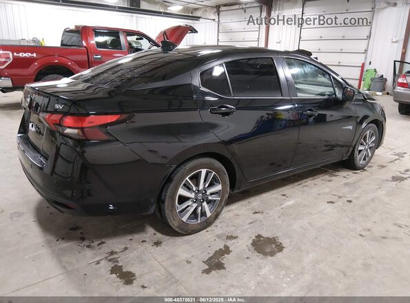 3N1CN8EV2ML820593 2021 NISSAN VERSA Black Հետևի աջ