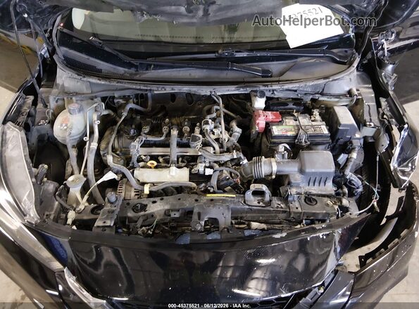 3N1CN8EV2ML820593 2021 NISSAN VERSA Black Հետևի տեսք