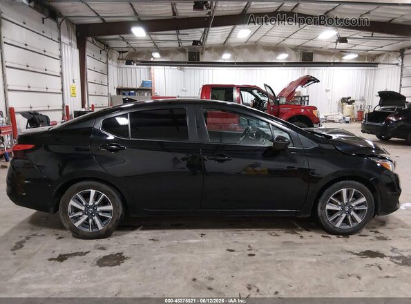 3N1CN8EV2ML820593 2021 NISSAN VERSA Black Սալոնի 360 աստիճան տեսք